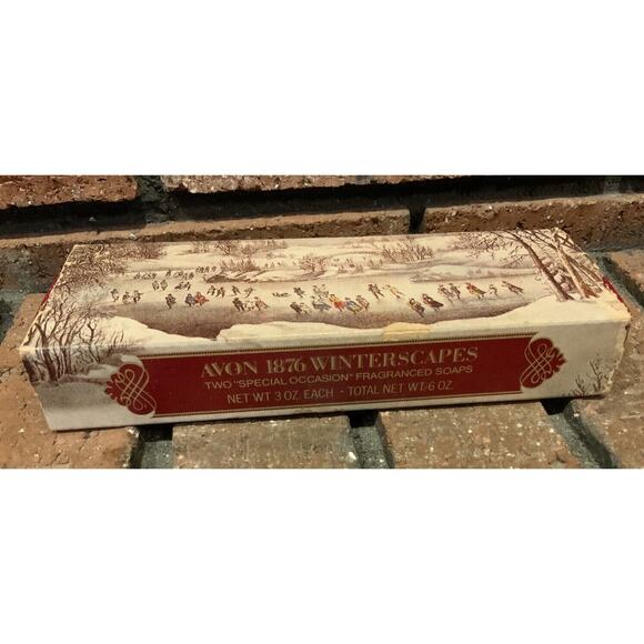 Vintage Avon 1876 Winterscapes 2 Special Occasion Fragrance Bar Soaps - Picture 4 of 5